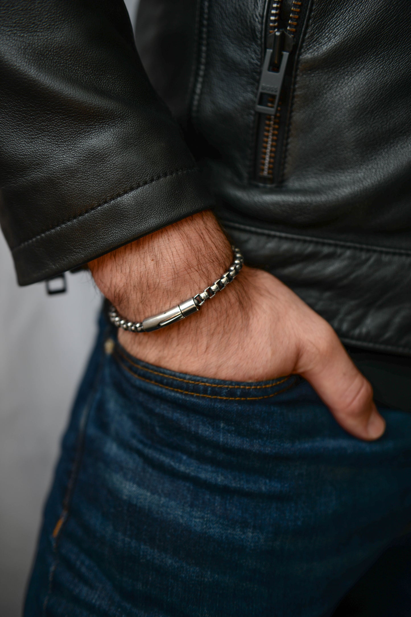 Box Chain Bracelet for Men