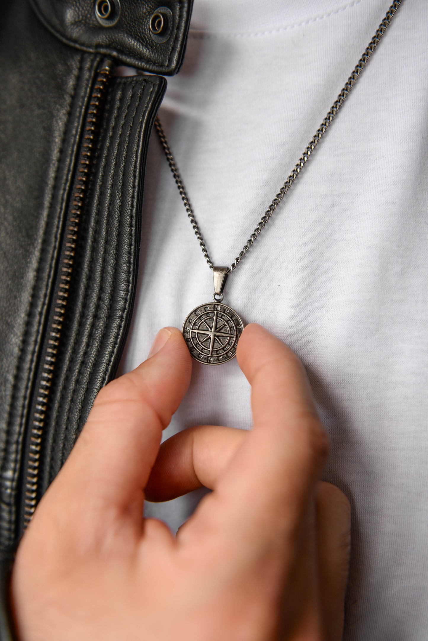 North Star Compass Necklace