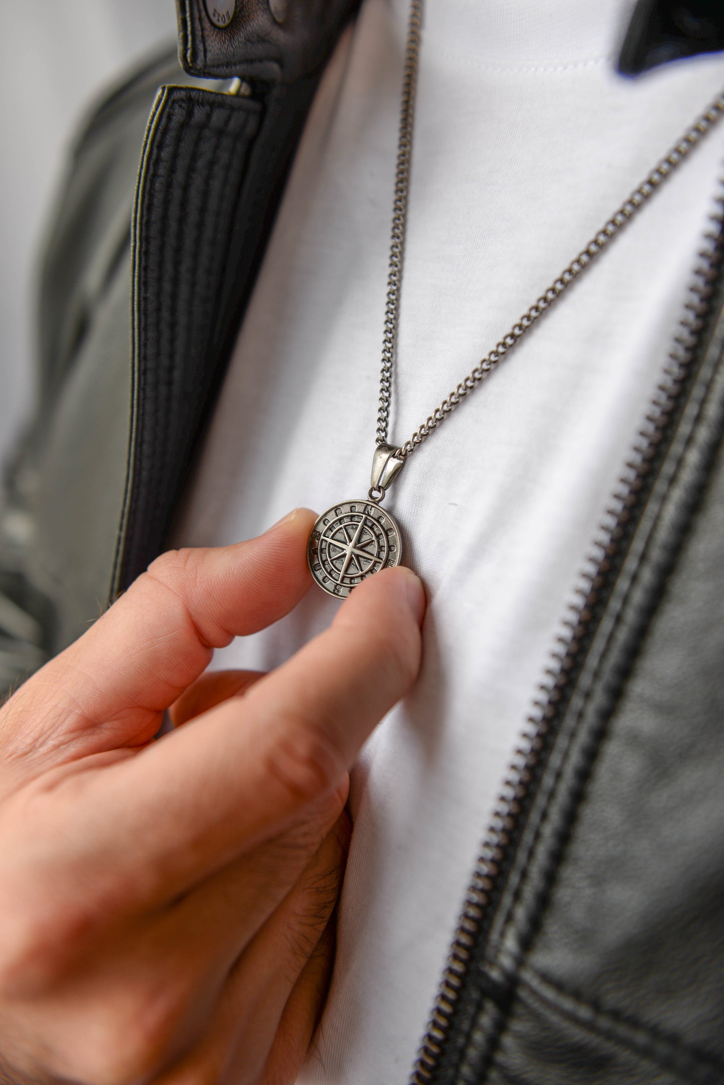 North Star Compass Necklace