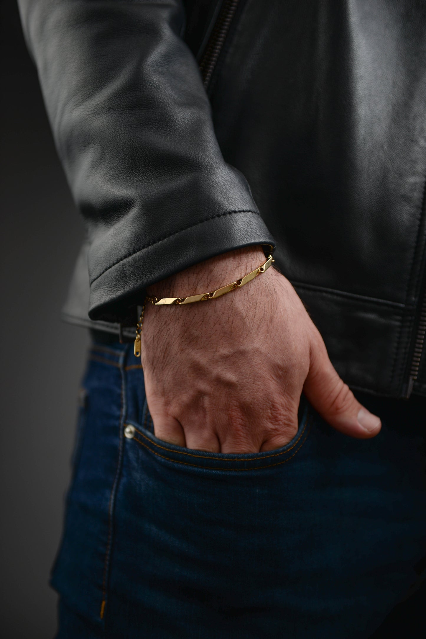 Unisex Silver Curb Chain Bracelet