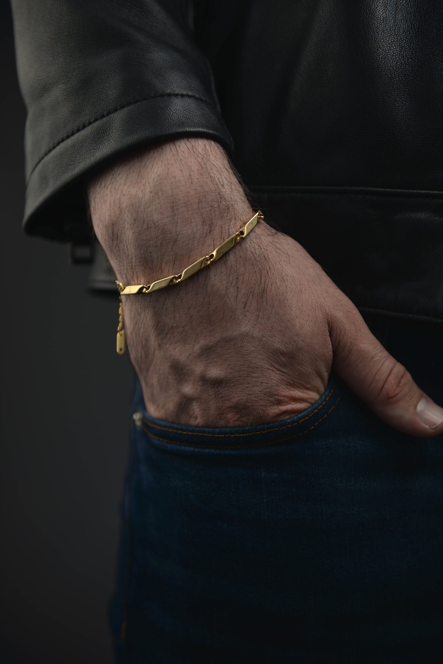 Unisex Silver Curb Chain Bracelet