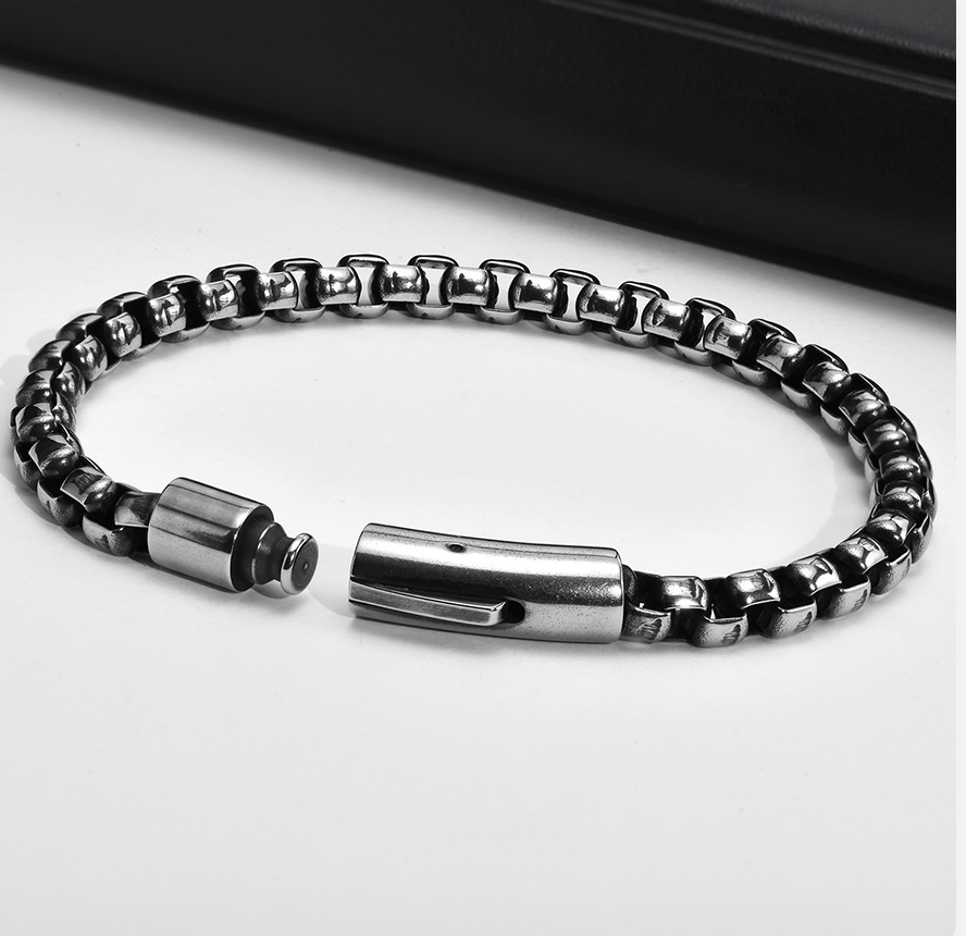 Box Chain Bracelet for Men